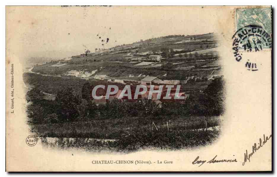 Château-Chinon (Nièvre) — La Gare — L. Girard, édit., Château-Chinon