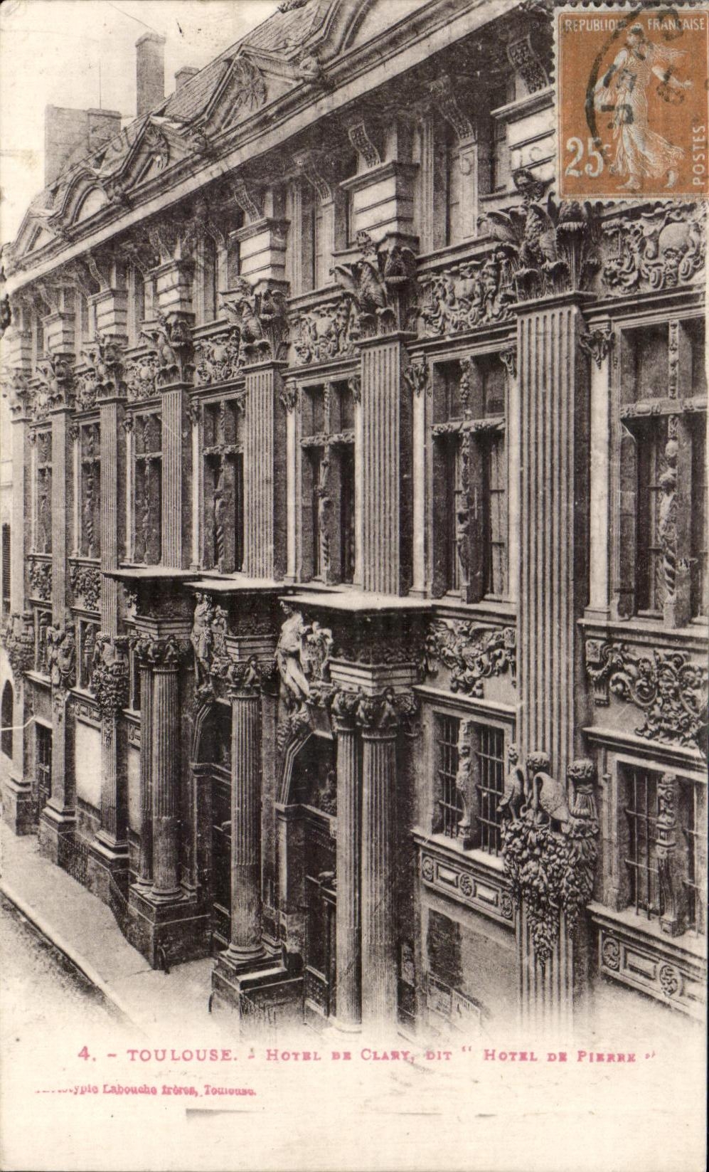 CPA Toulouse Hotel de Clary Hotel de Pierre