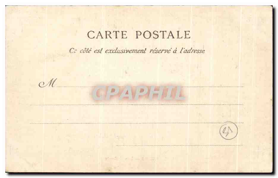 Reims — Les Tilleuls — Éditions des Frères Prével — Verso