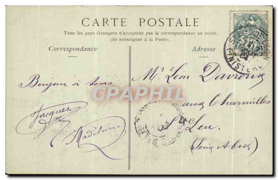 CPA Saint Pol De Leon Le Creister — Rückseite
