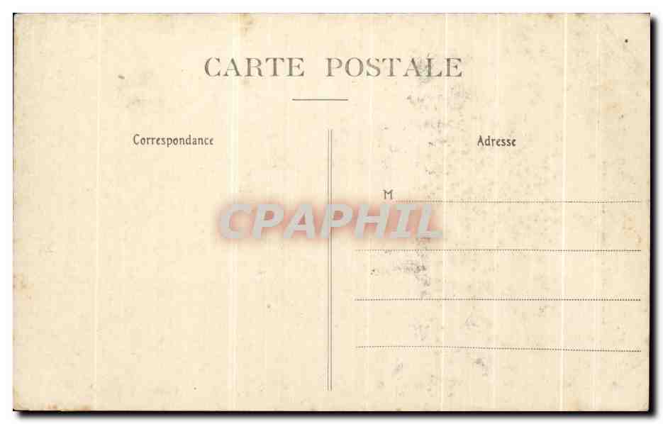 CPA Camaret Pointe de Pen Hir L'Entree de la Salle Verte — Rückseite