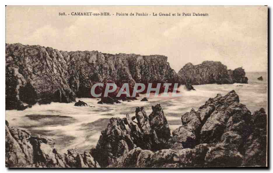 CPA Camaret sur Mer Pointe de Penhir Le Grand et le Petit Dahouet