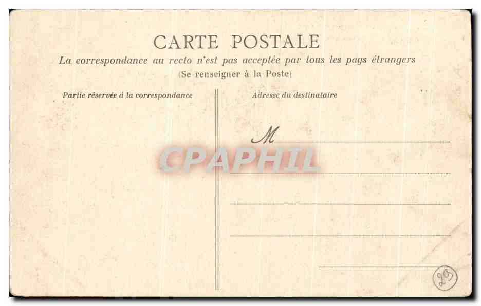CPA Le Huelgoat La mare aux sangliers  — Rückseite