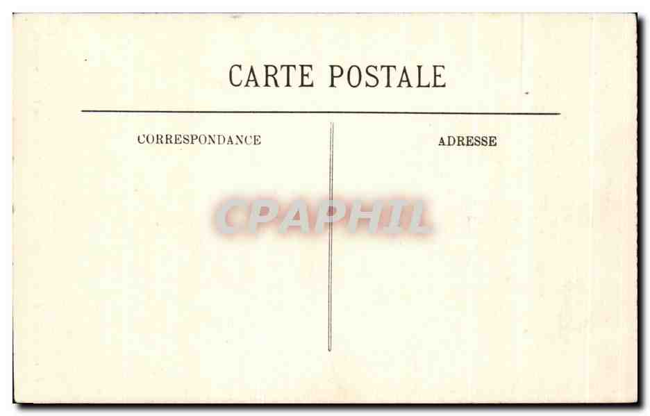 CPA Cite De Carcassonne L'Avant Porte du Chateau — Verso