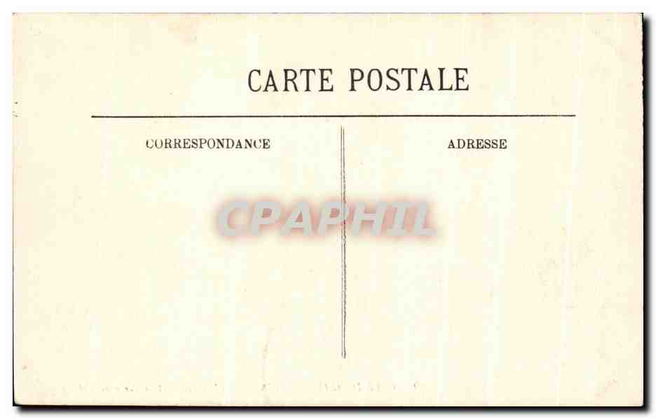 CPA Cite De Carcassonne L'Ensemble et la Porte de l'Aude — Verso