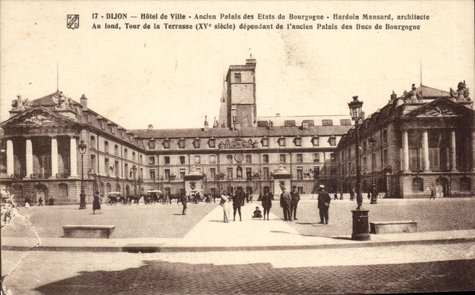 Dijon — Hôtel de Ville — Ancien Palais des États de Bourgogne — Hardoin Mansard, architecte