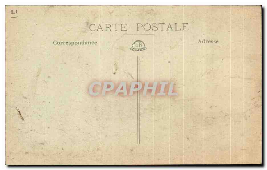 CPA Dijon Vue generale du Square Darcy — Rückseite