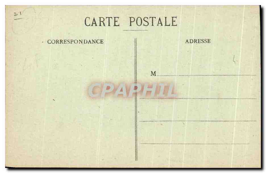 CPA Dijon Vue generale Prise de l'Eglise St michel — Verso