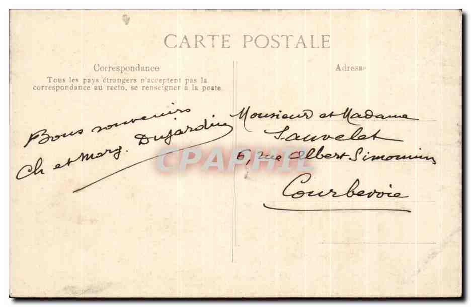 CPA Reims Panorama pris de la Gare — Rückseite
