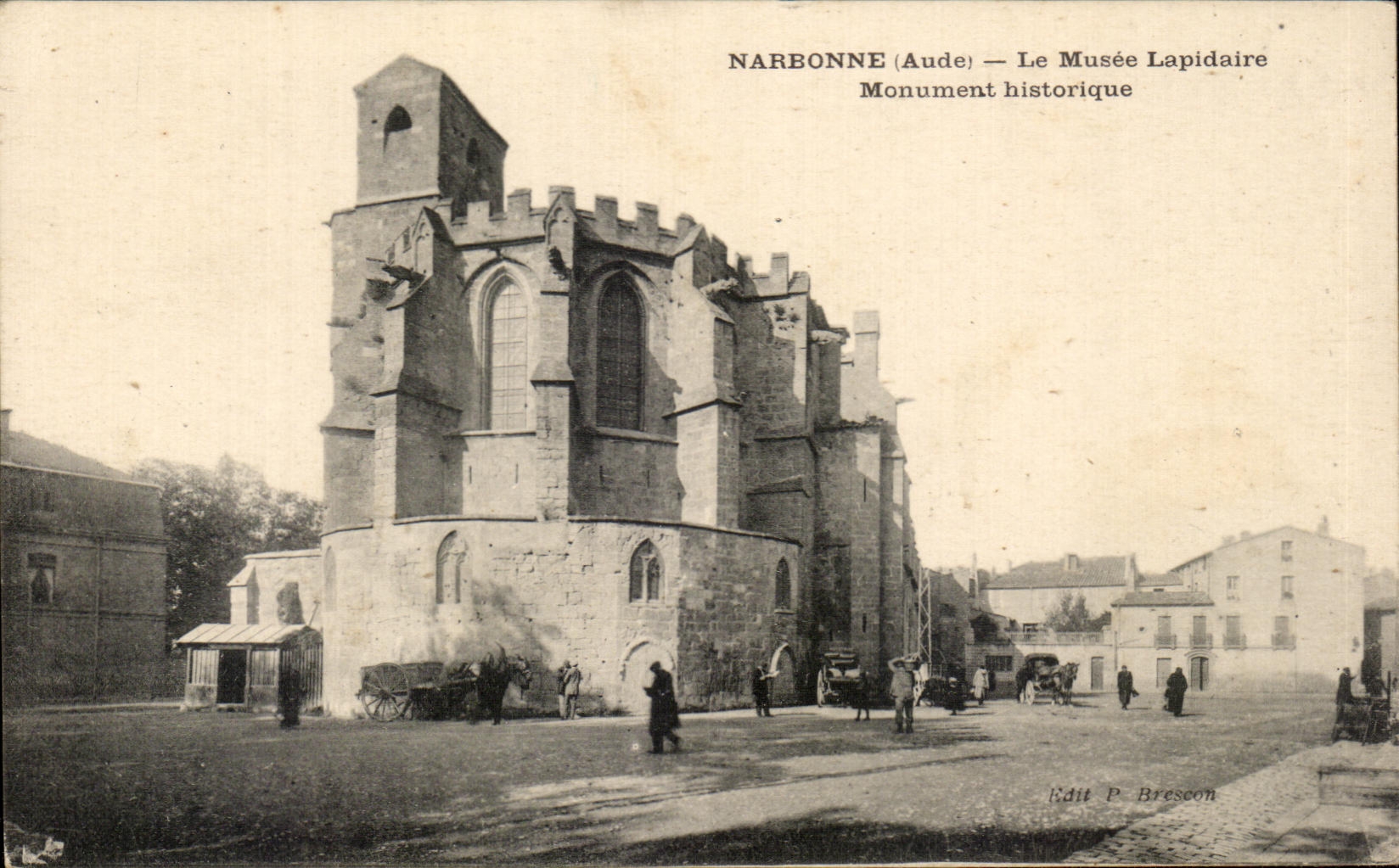 CPA Narbonne Le musee Lapidaire Monument historique