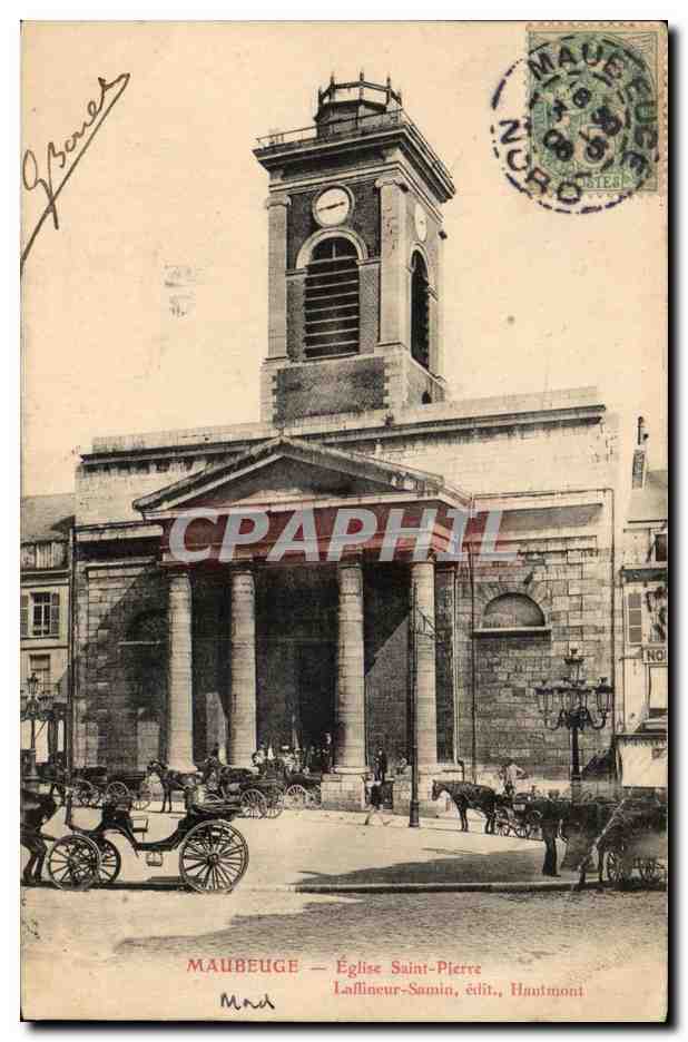 CPA Maubeuge Eglise Saint Pierre 