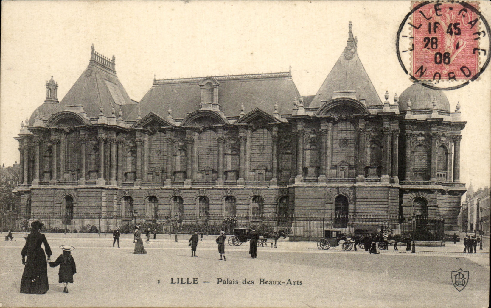 CPA Lille Palais des Beaux Arts