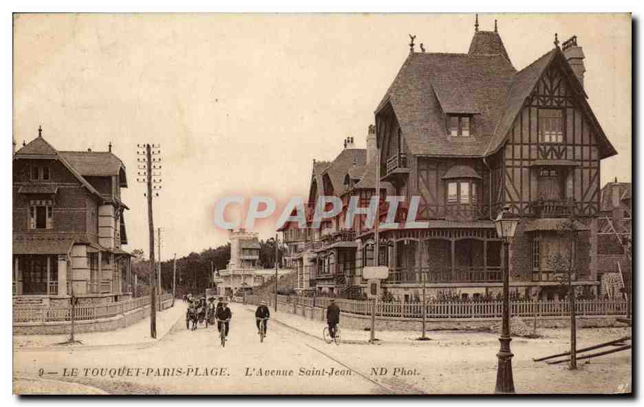 Le Touquet-Paris-Plage — L'Avenue Saint-Jean — ND Phot.