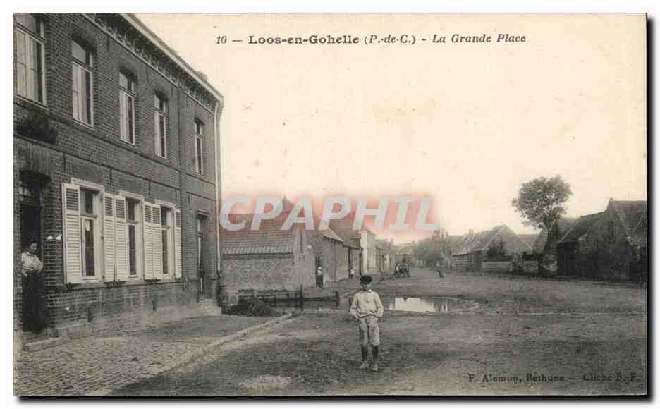 CPA Loos En Gohelle La Grande Place