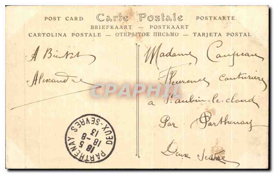 Boulogne-sur-Mer — L'Hôtel Christol et la Rue Paldherbe — ND Phol. — Verso