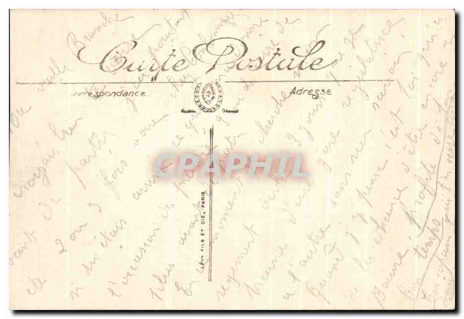 CPA Calais Le nouveau Theatre — Rückseite