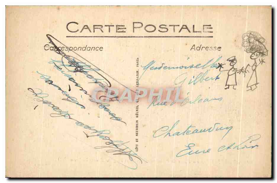 CPA Abbeville La place de l'Amiral Courbet et l'Eglise St vulfran — Rückseite