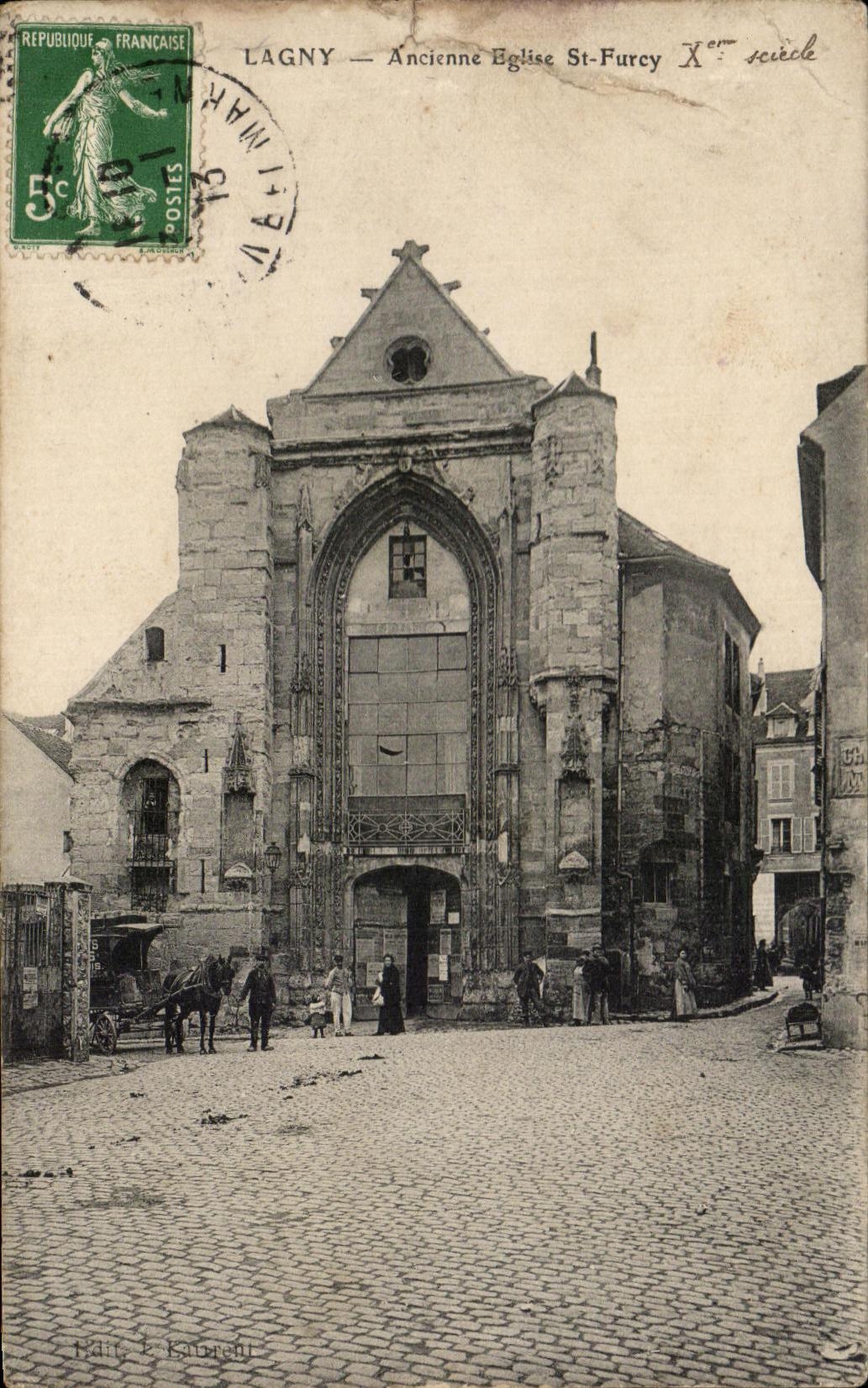 CPA Lagny Ancienne Eglise St Furcy