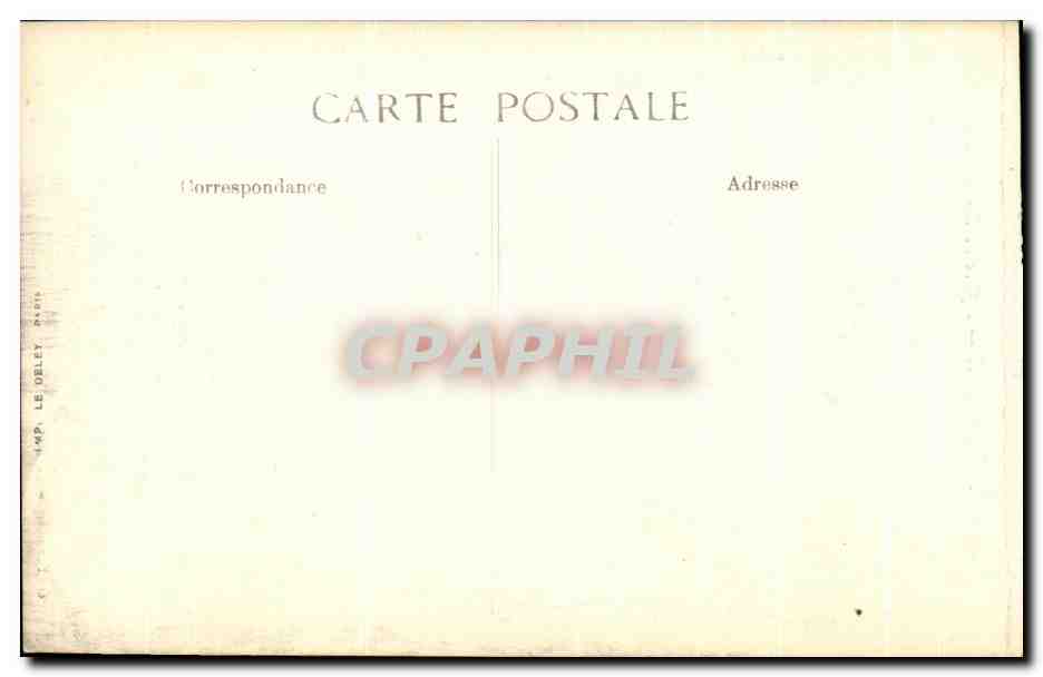 CPA Trouville Eglise de Bonsecours — Verso