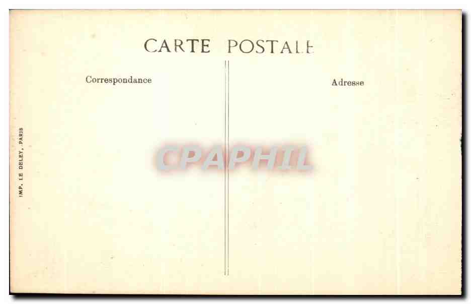 Rue de Paris — Trouville — Imp. Le Deley, Paris — Verso