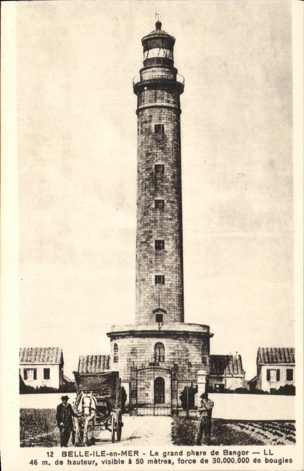 Belle-Île-en-Mer — Le grand phare de Bangor — LL