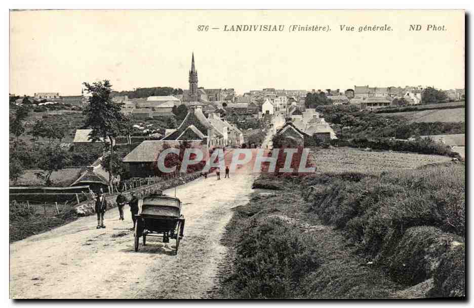CPA Landivisiau Vue generale