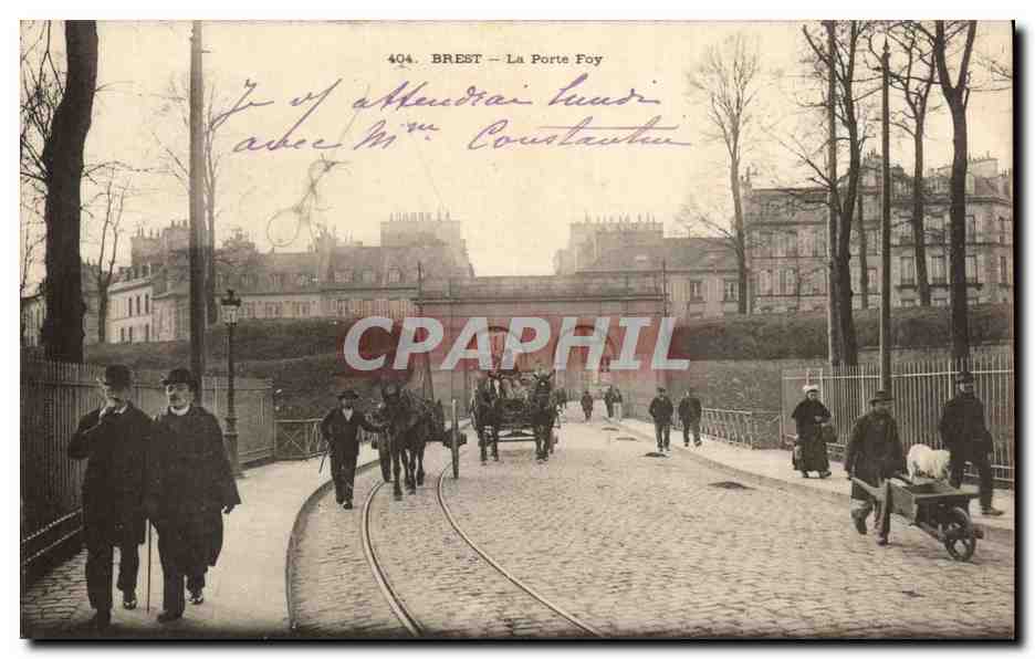 CPA Brest La Porte Foy
