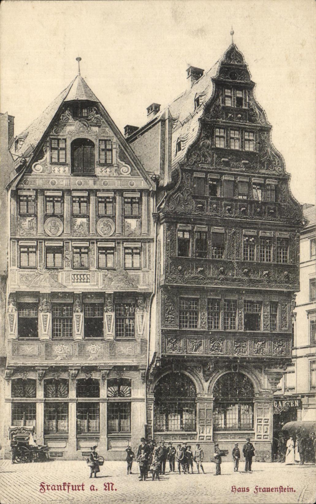 CPA Frantfurt a M Raus Frauenfrein