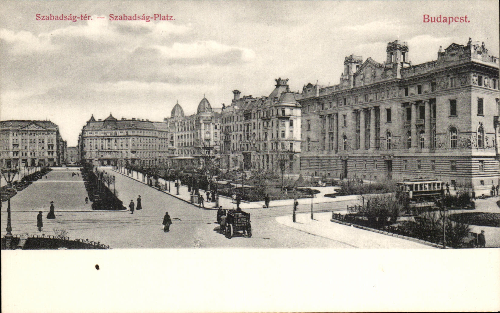 CPA Szabadsag ter Szabadsag Platz Budapest