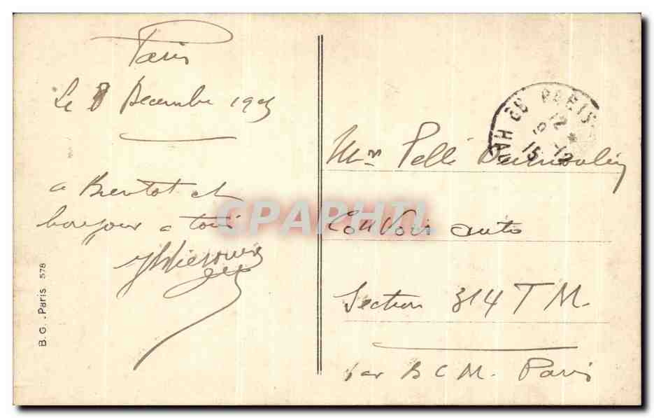 Le maquillage des yeux — A. Léon Chauvin — B.G. Paris 578 — Verso