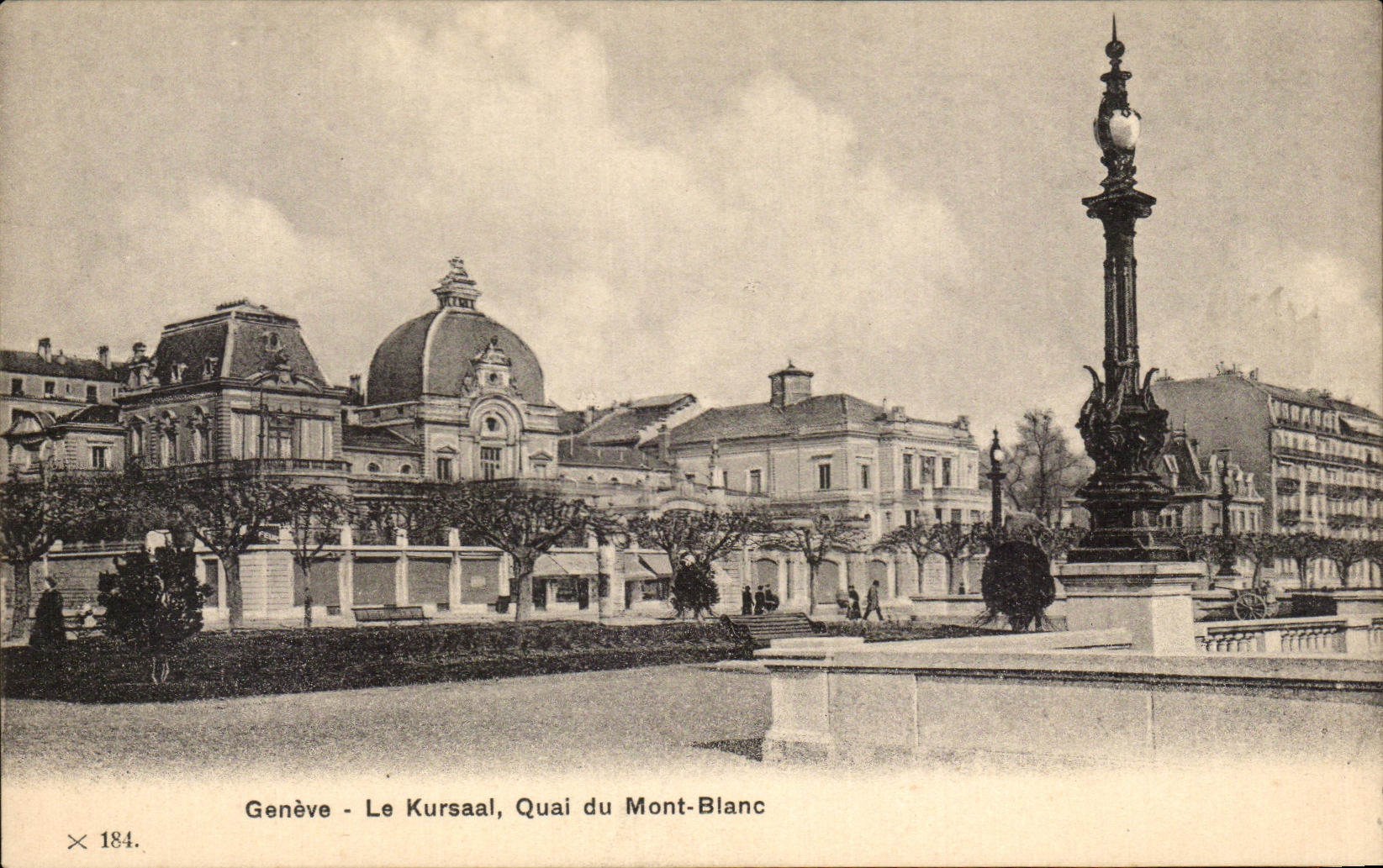 CPA Geneve Le Kursaal Quai du Mont Blanc