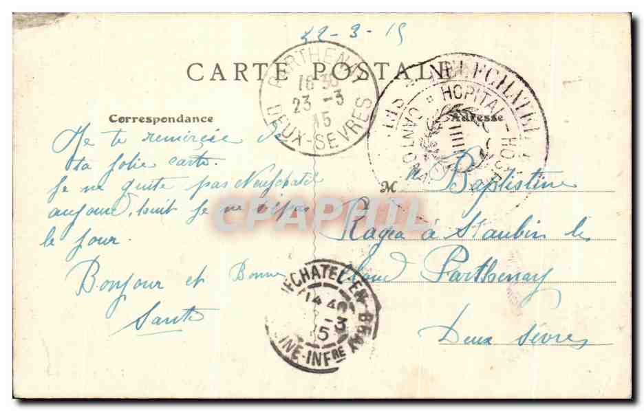 CPA Chateau de Mesnieres Colline Saint Amadore et le Chateau vus des bords de la Bethune — Rückseite