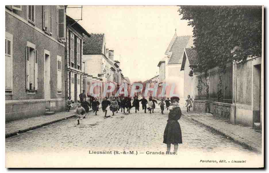 Lieusaint (S.&M.) — Grande Rue — Parcheron, édit. - Lieusaint