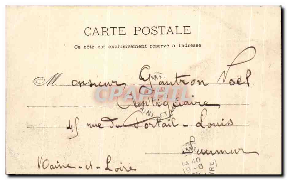 Fontainebleau-Barbizon — Plateau de la Caverne — A. Siron, phot.-édit., Barbizon (Série 162) — Verso