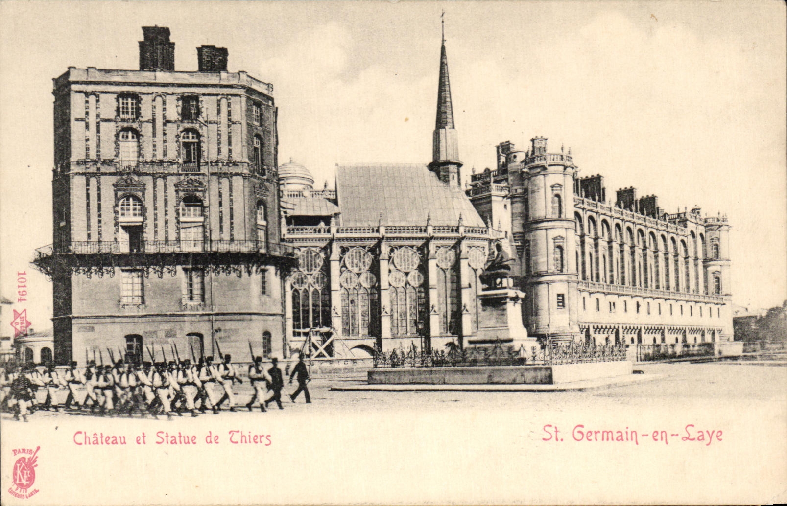 Château et Statue de Thiers — St. Germain-en-Laye — Paris, Éditeur Paris