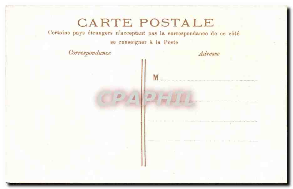 CPA Paris Les Invalides (carte toilee) — Rückseite