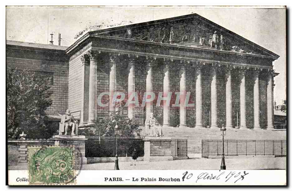 CPA Paris Le Palais Bourbon 