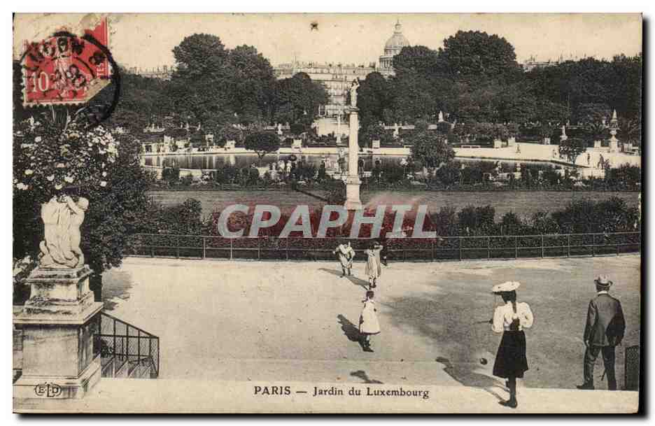 CPA Paris Jardin du Luxembourg Enfants