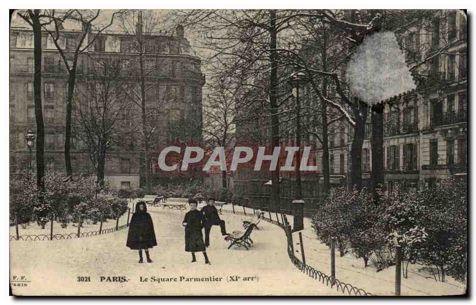 CPA Paris Le Square Parmentier Enfants