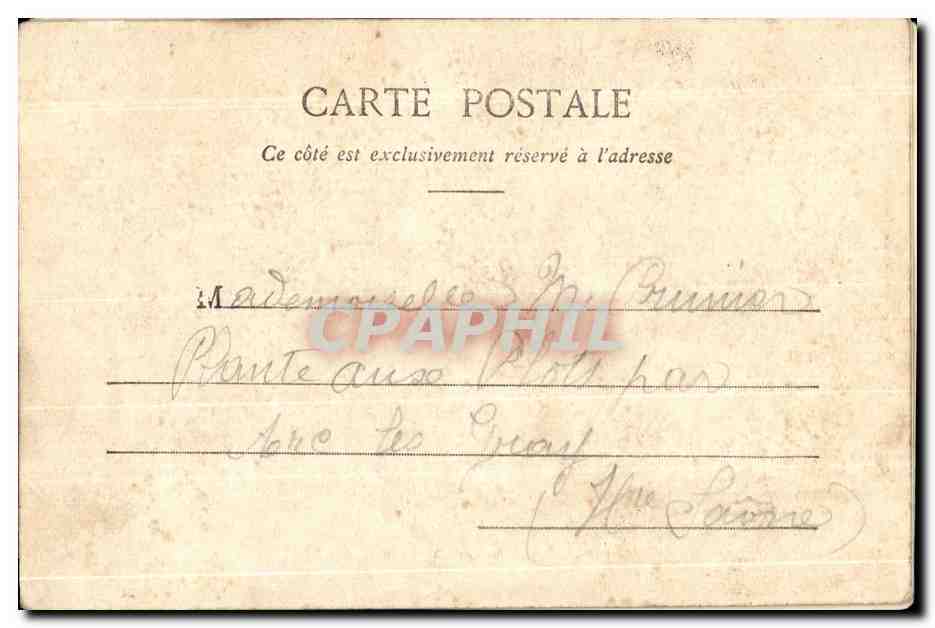 CPA Bougival Etang De St Cueusa — Back