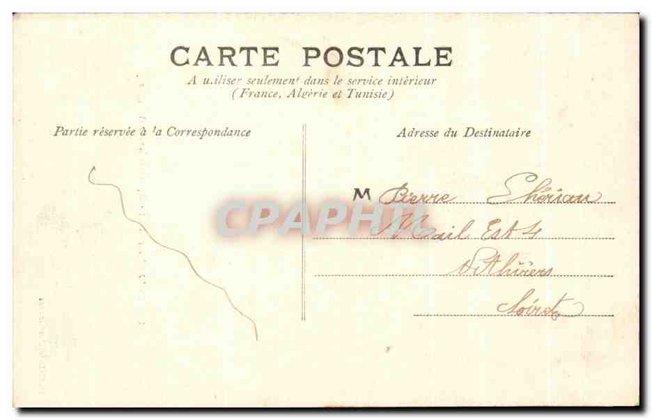 CPA Rochefort Sur Mer Eglise St Louis Et Lycee — Back