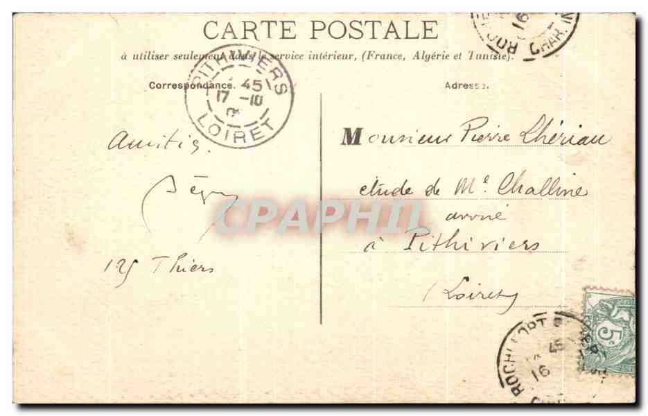 Rochefort-sur-Mer — Le Vaisseau-École « Duguy-Trouin » passant sous le Pont transbordeur — Collection P.V. — Verso