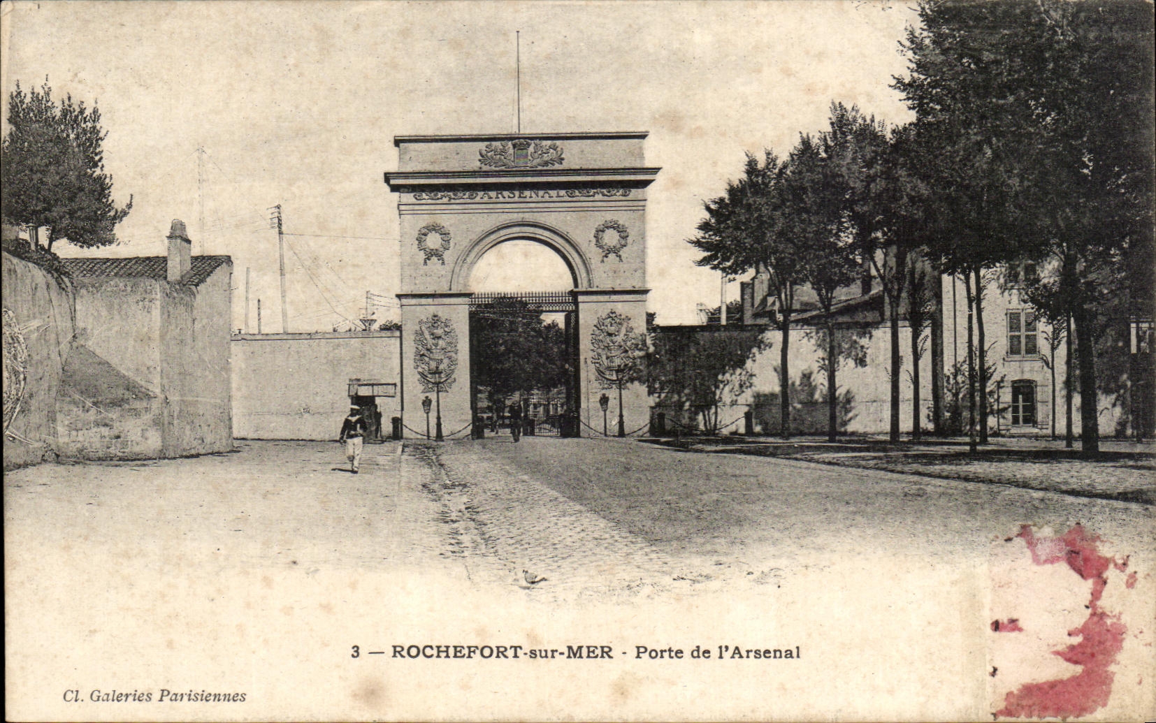 CPA Rochefort Sur Mer Porte De L'Arsenal