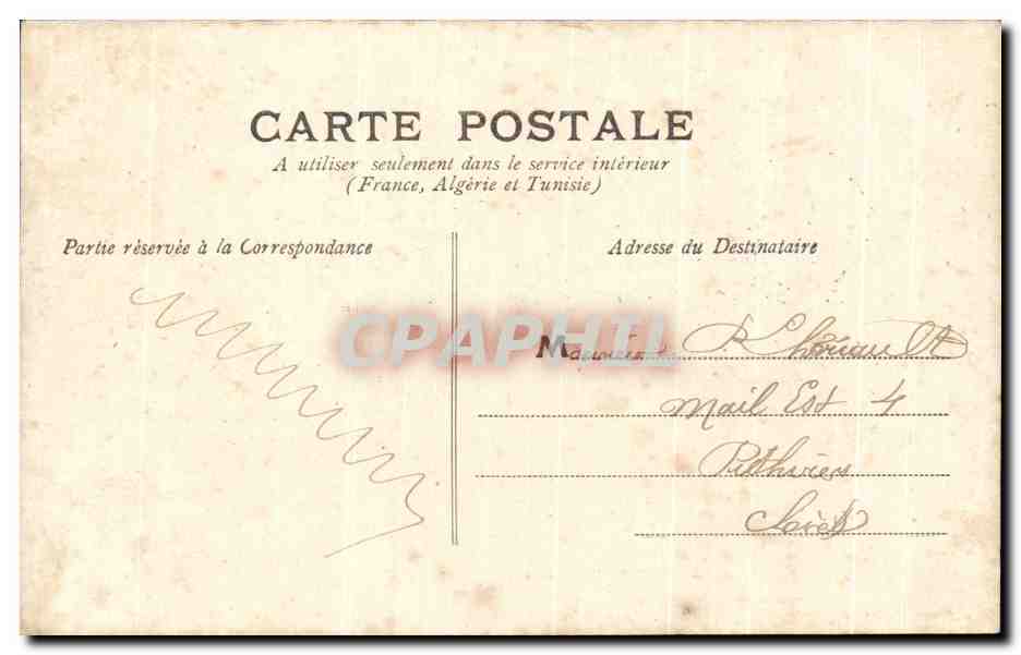 CPA Rochefort Sur Mer Porte De L'Arsenal — Back