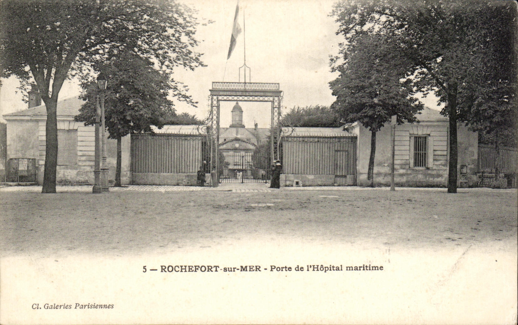 CPA Rochefort Sur Mer Porte De L'Hopital Maritime