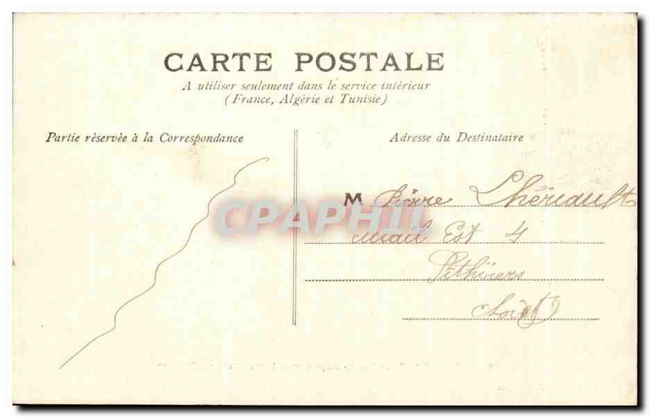 ROCHEFORT-sur-MER — Hôpital maritime, entrée du Pavillon — Cl. Galeries Parisiennes, n°6 — Rückseite