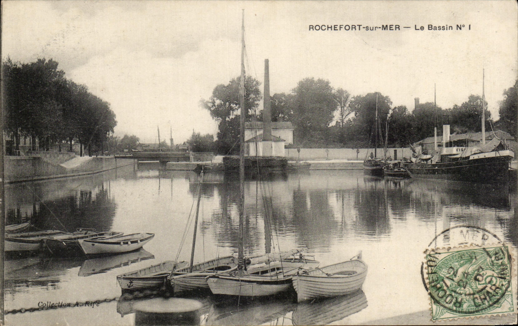 CPA Rochefort Sur Mer Le Bassin Bateaux 