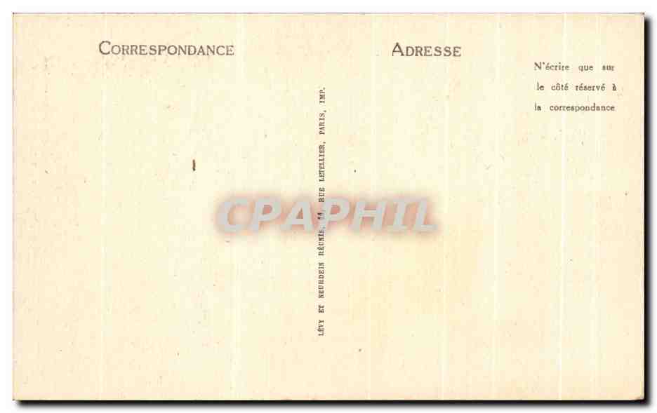 CPA Gien Rue Gambetta Vieille Maison — Rückseite