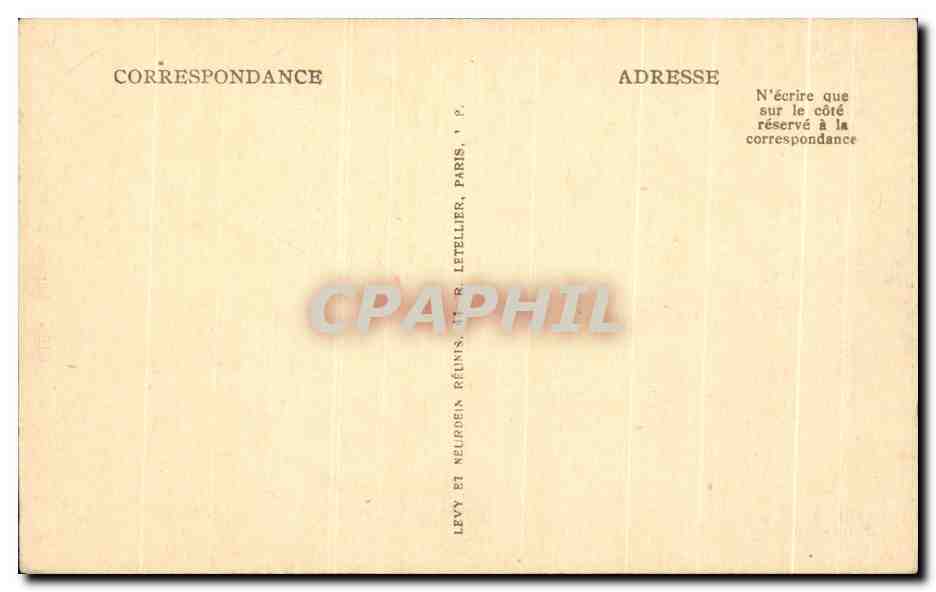 CPA Gien Impasse du Billand — Rückseite