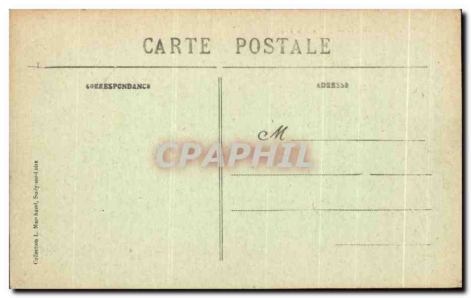 CPA Gien Pont sur la Loue Lavandiere  — Rückseite